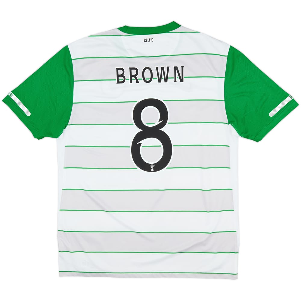 2011-12 Celtic Away Shirt Brown #8 - 9/10 - (L)
