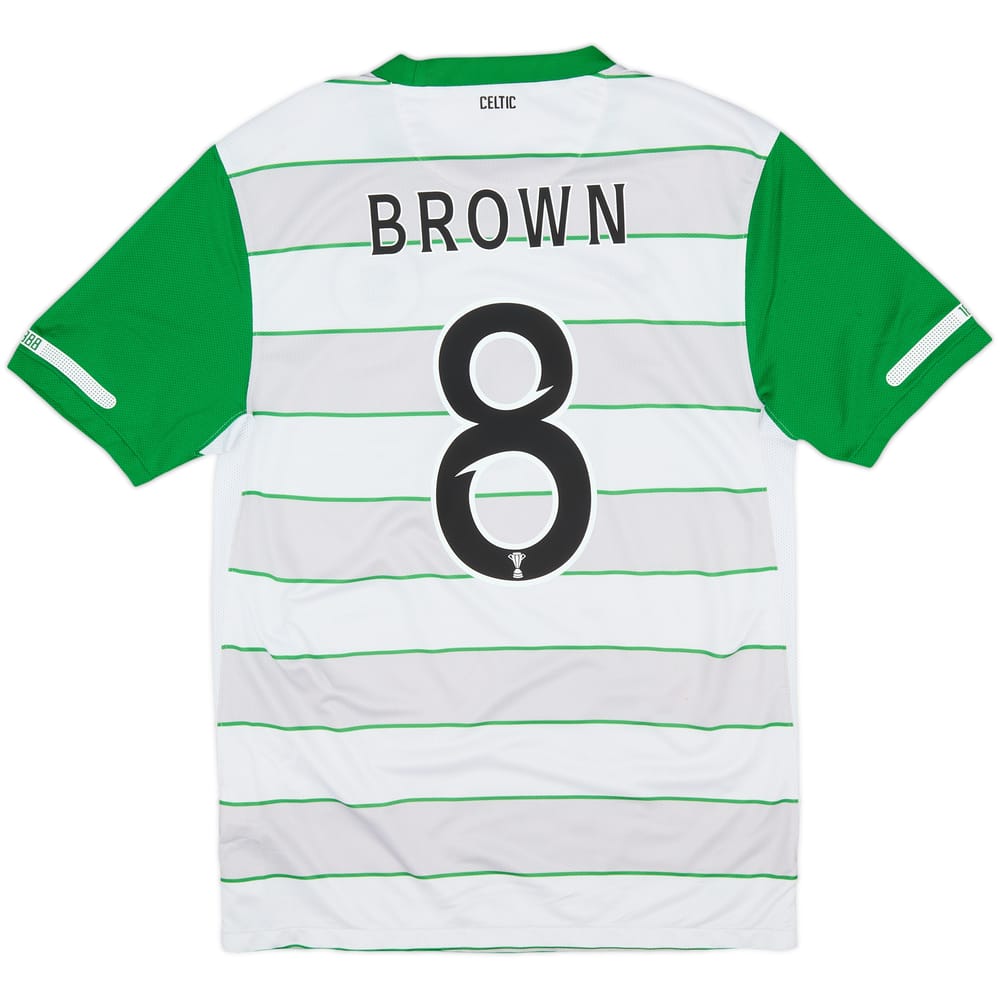 2011-12 Celtic Away Shirt Brown #8 - 8/10 - (S)