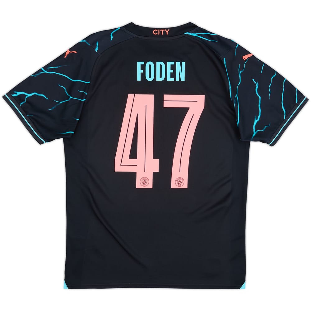 2023-24 Manchester City Third Shirt Foden #47 - 8/10 - (M)