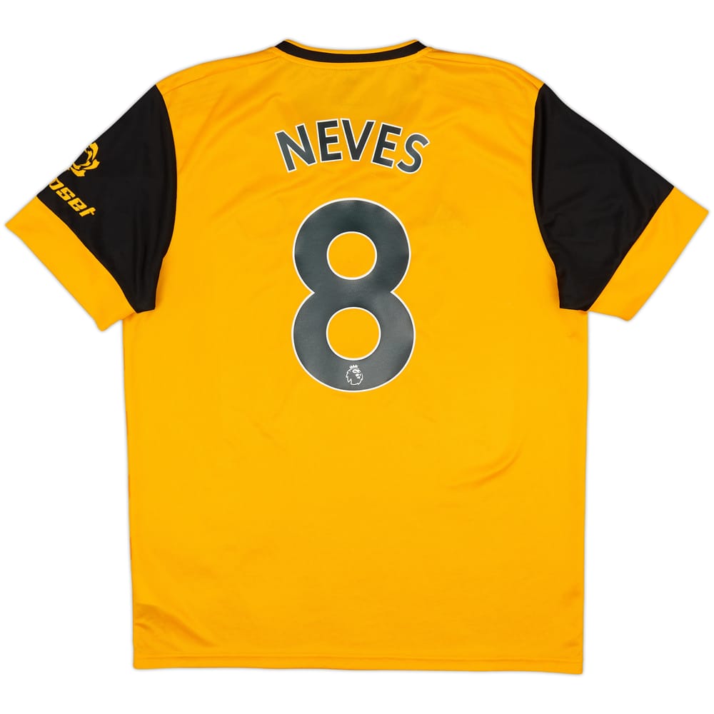 2020-21 Wolves Home Shirt Neves #8 - 8/10 - (L)