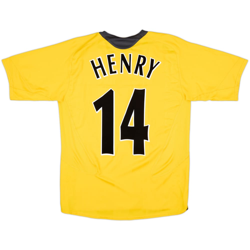 2005-06 Arsenal Away Shirt Henry #14 - 8/10 - (XL.Boys)