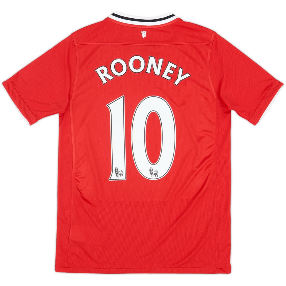 2011-12 Manchester United Home Shirt Rooney #10 (XL.Boys)