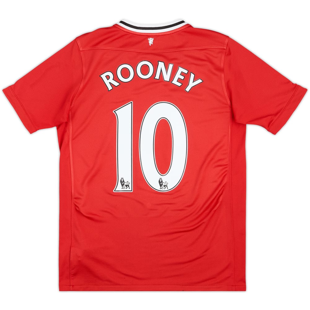 2011-12 Manchester United Home Shirt Rooney #10 - 8/10 - (XL.Boys)