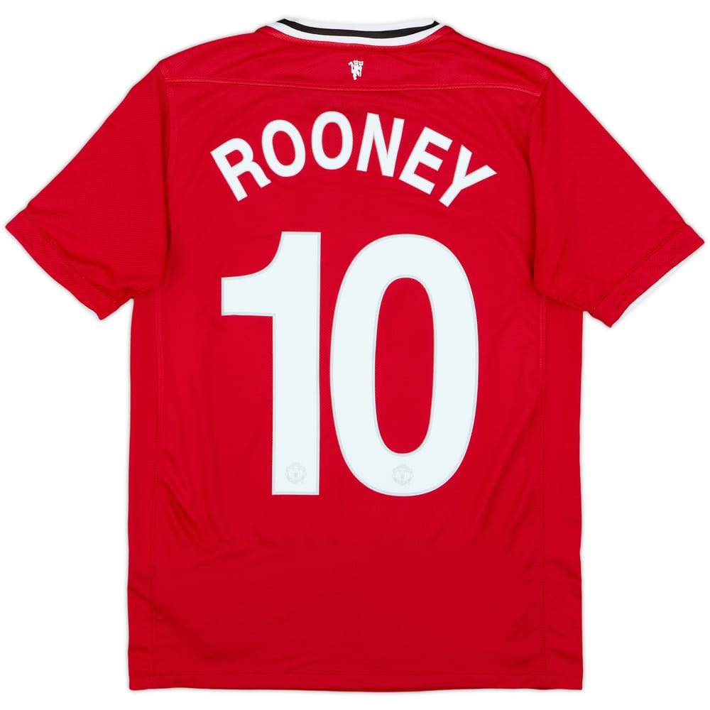 2011-12 Manchester United Home Shirt Rooney #10 - 8/10 - (XL.Boys)
