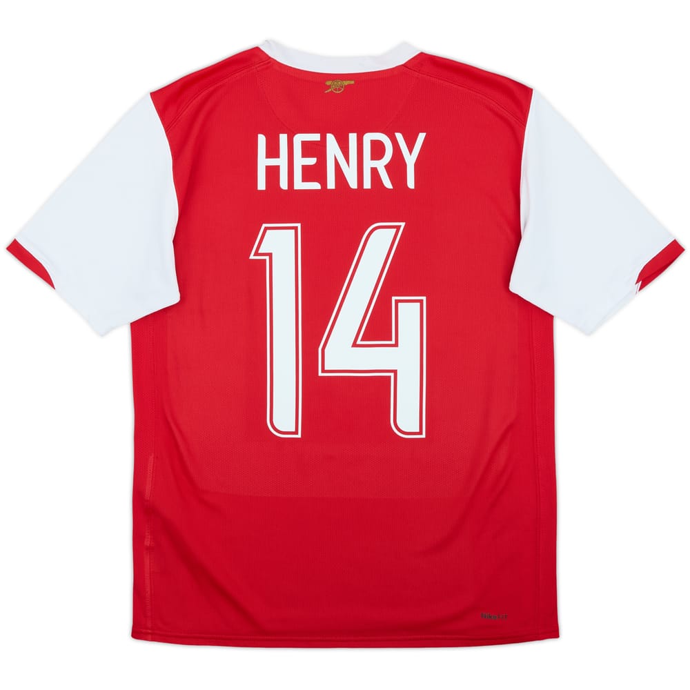 2006-08 Arsenal Home Shirt Henry #14 - 7/10 - (XL.Boys)