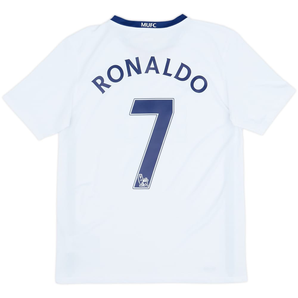 2008-10 Manchester United Away Shirt Ronaldo #7 - 9/10 - (XL.Boys)