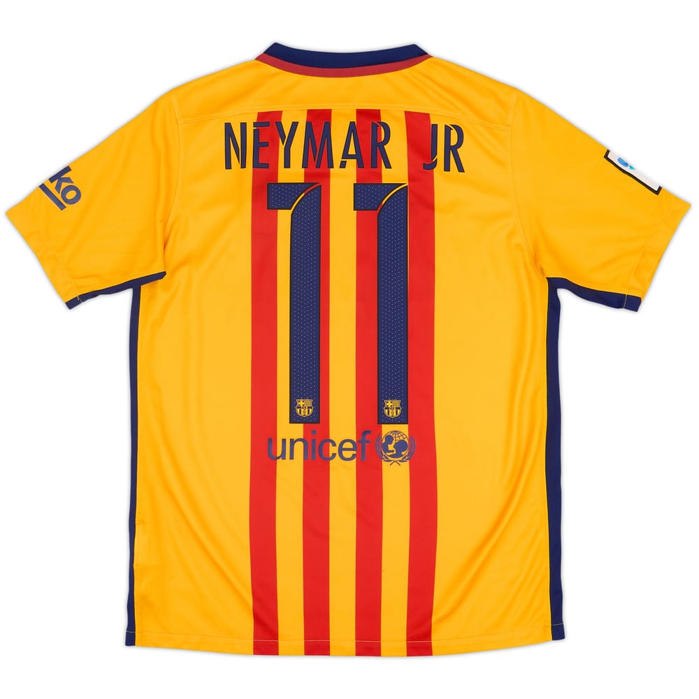 2015-16 Barcelona Away Shirt Neymar #11 - 8/10 - (XL.Boys)