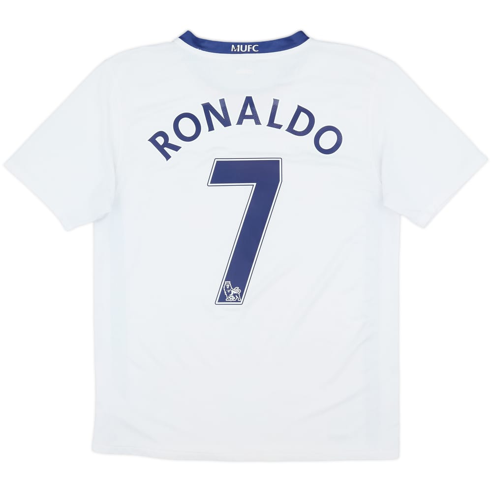 2008-10 Manchester United Away Shirt Ronaldo #7 - 8/10 - (XL.Boys)