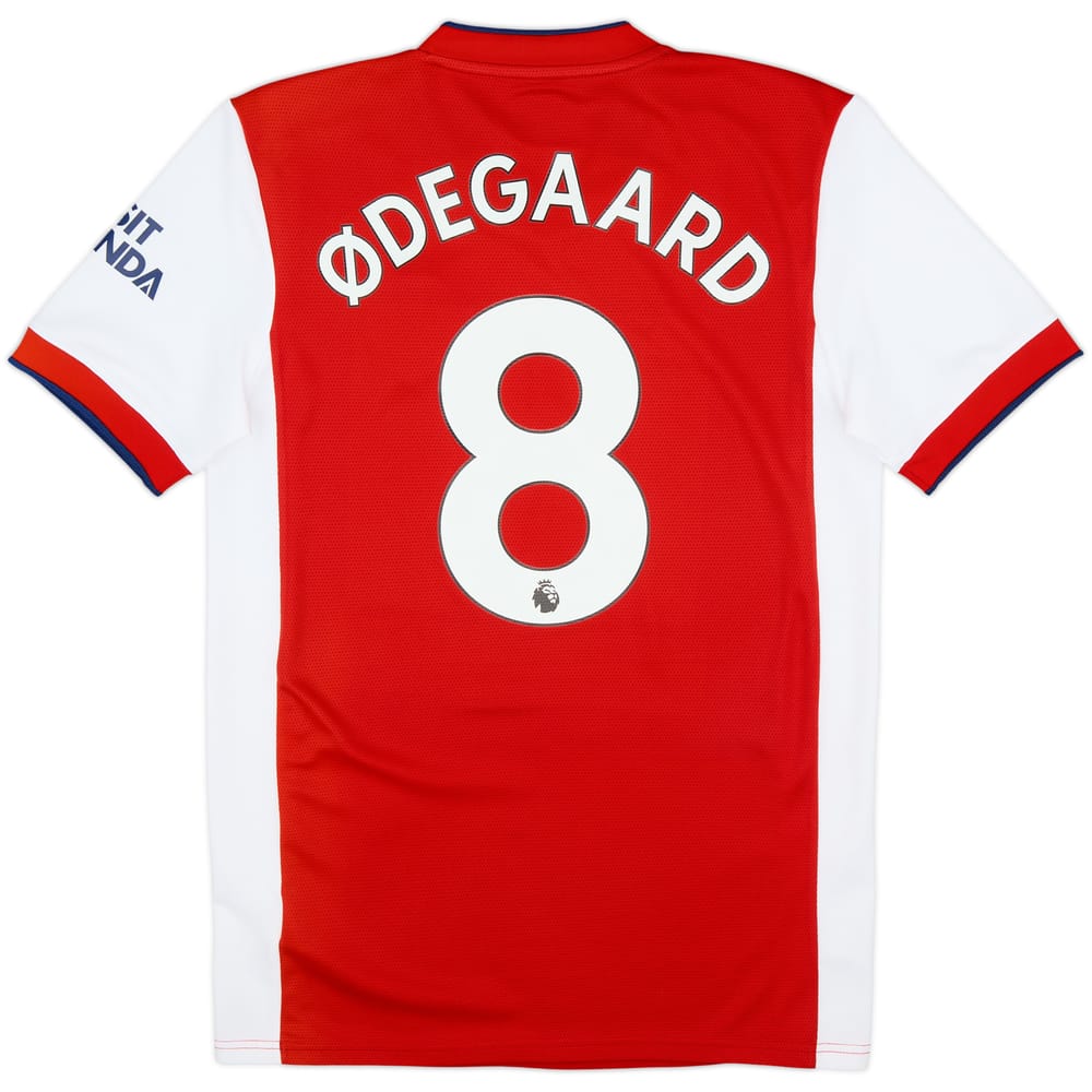 2021-22 Arsenal Home Shirt Odegaard #8 - 6/10 - (S)