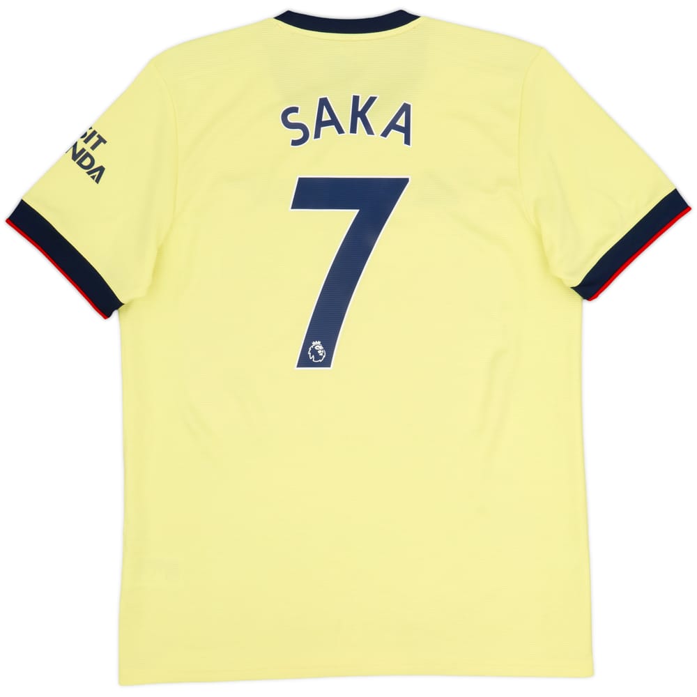 2021-22 Arsenal Away Shirt Saka #7 - 6/10 - (L)