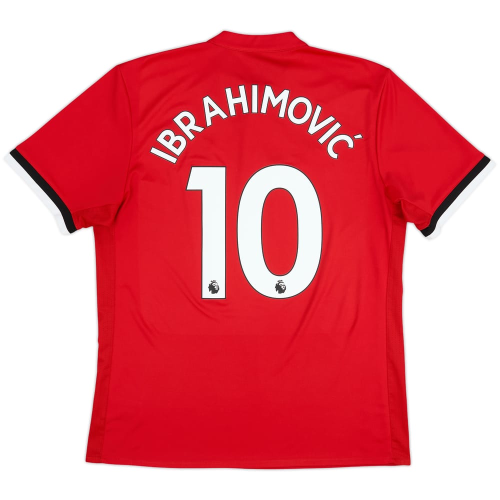 2017-18 Manchester United Home Shirt Ibrahimovic #10 - 7/10 - (L)