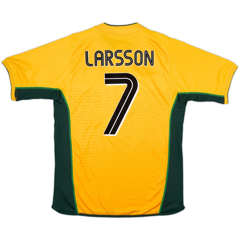 2002-03 Celtic Away Shirt Larsson #7 - 9/10 - (M)