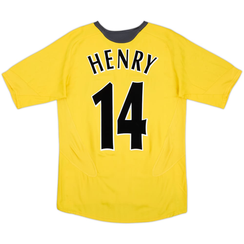 Camiseta de visitante del Arsenal 2005-06 Henry #14 - 7/10 - (XL.Niños)