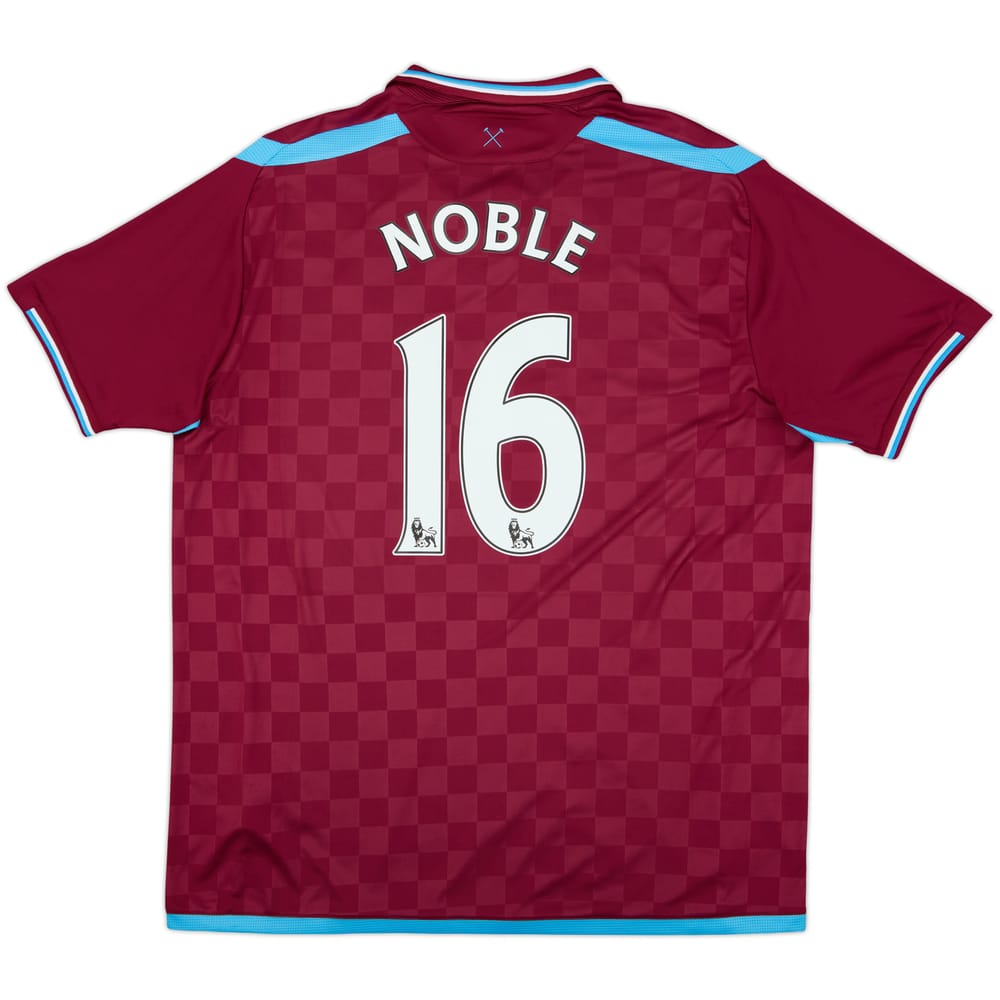 2009-10 West Ham Home Shirt Noble #16 - 7/10 - (XL)