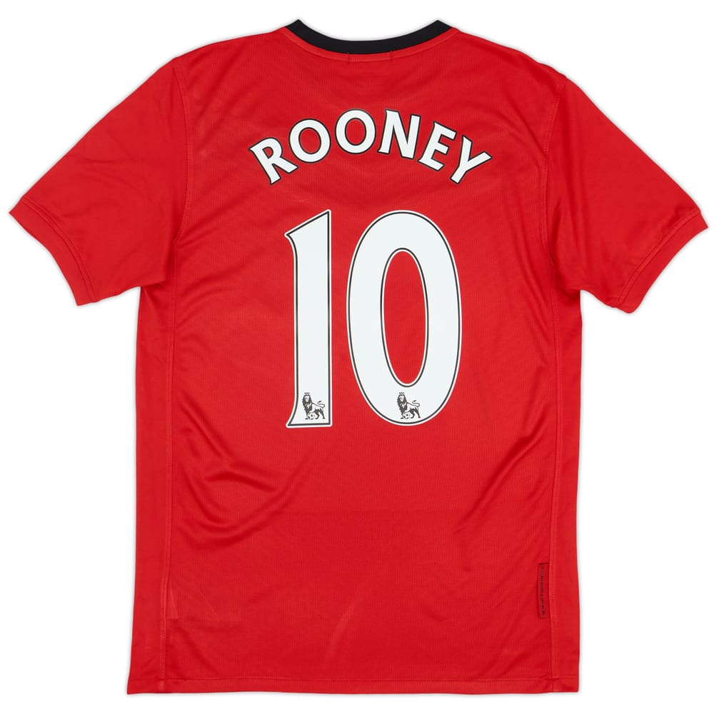 2009-10 Manchester United Home Shirt Rooney #10 - 8/10 - (XL.Boys)