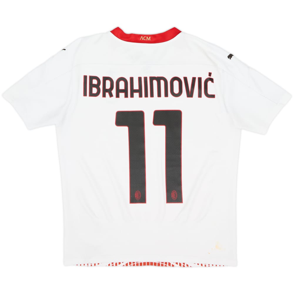 2020-21 AC Milan Away Shirt Ibrahimovic #11 - 6/10 - (S)