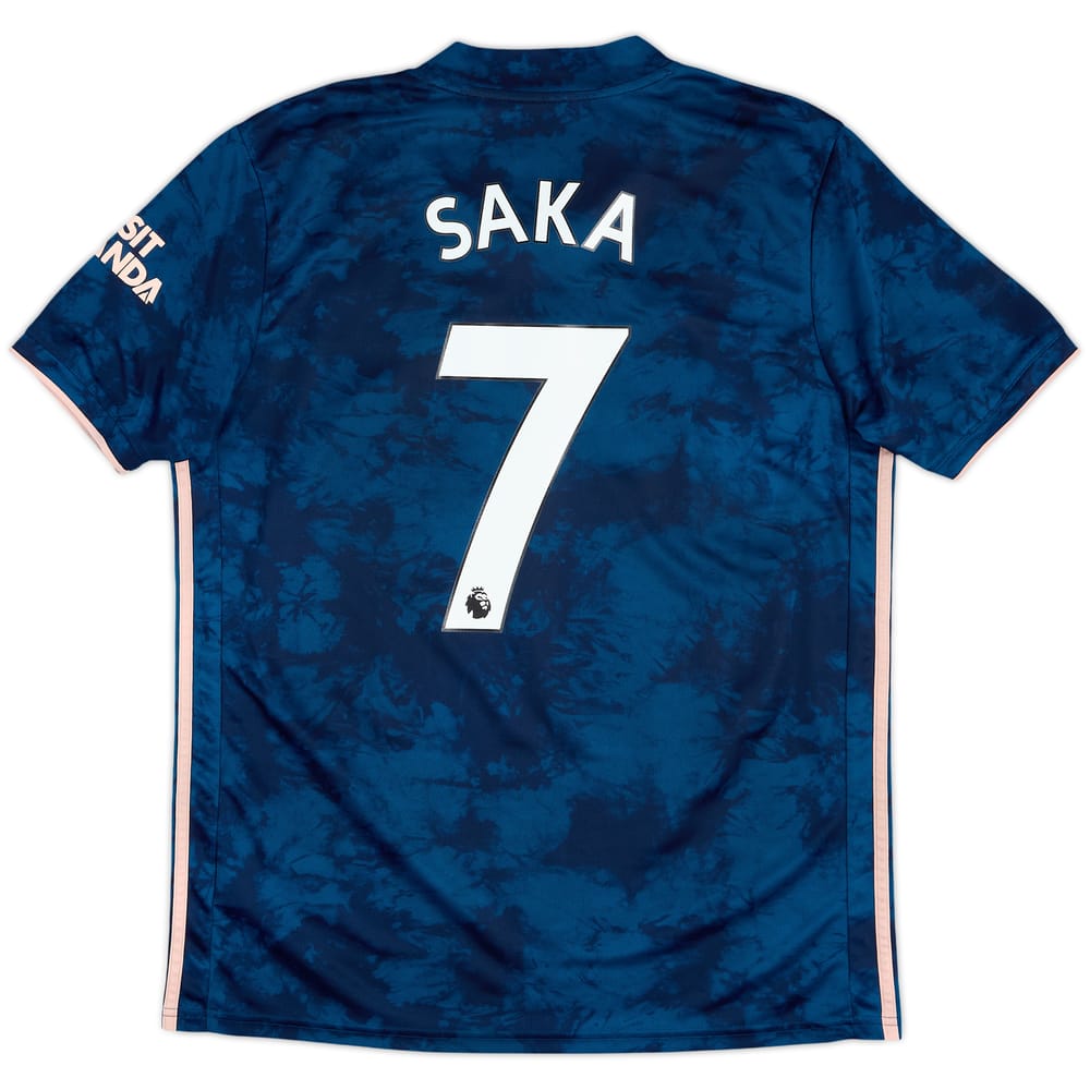 2020-21 Arsenal Third Shirt Saka #7 - 6/10 - (L)