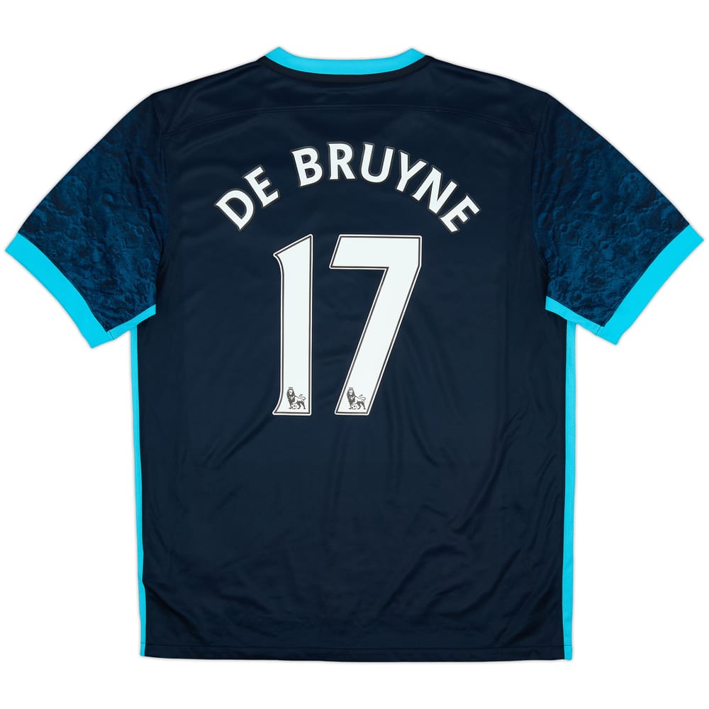 2015-16 Manchester City Away Shirt De Bruyne #17 - 8/10 - (L)