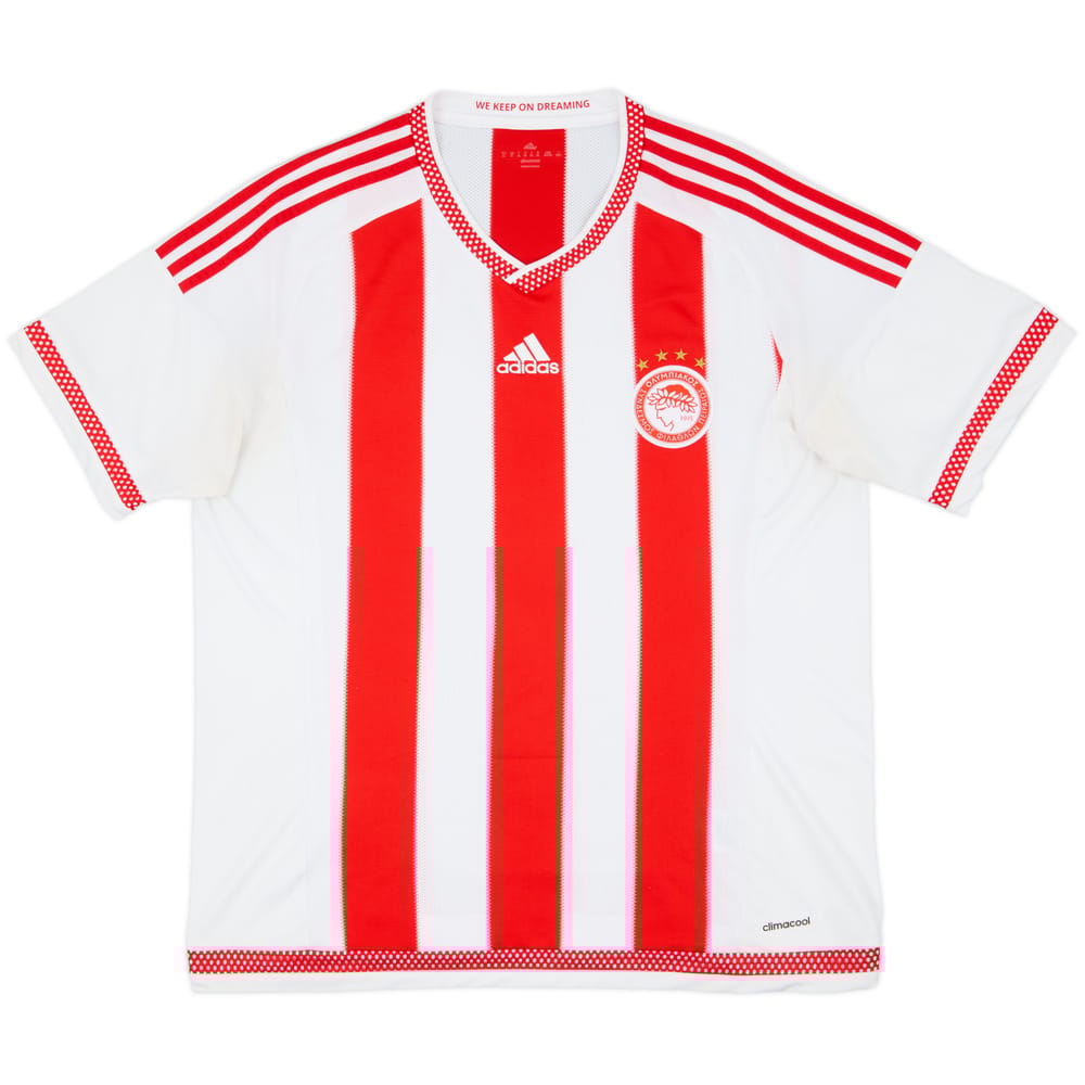 2015-16 Olympiakos Home Shirt - 4/10 - (XL)