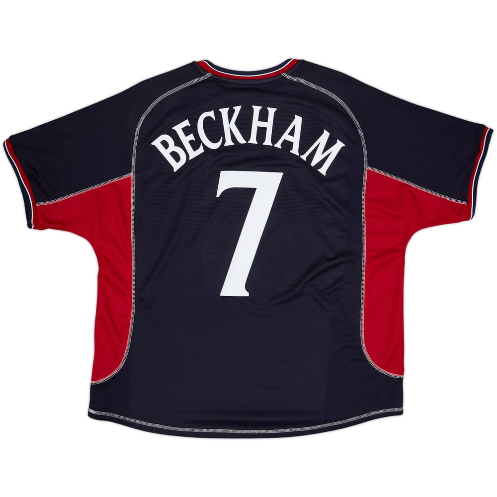 2000-01 Manchester United Third Shirt Beckham #7 - 8/10 - (XXL)