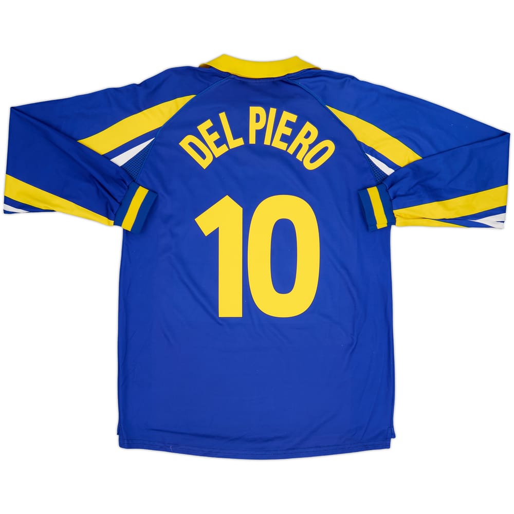 Camiseta de la tercera equipación de manga larga del Juventus 1998-99 Del Piero #10 - 8/10 - (L)