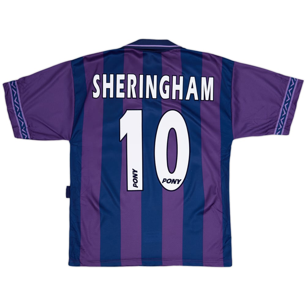 1995-97 Tottenham Away Shirt Sheringham #10 - 8/10 - (S)