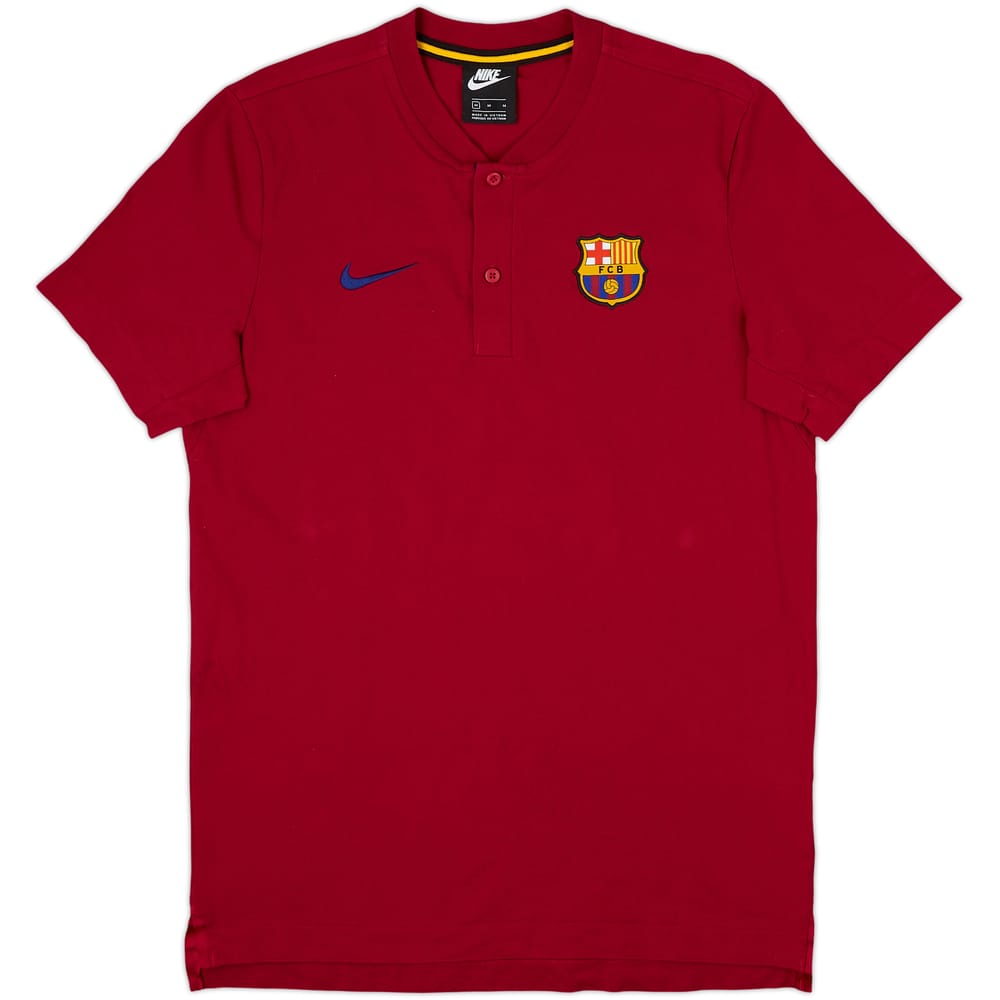 2020-21 Barcelona Nike Polo Shirt - 8/10 - (M)