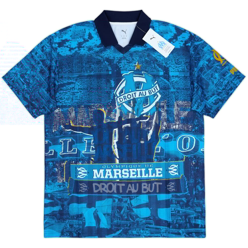 2024-25 Olympique Marseille Puma ftblNRGY+ Retro Shirt (M)