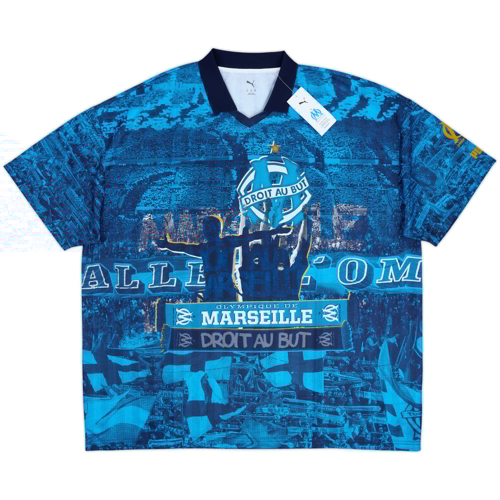Camiseta Puma ftblNRGY+ retro del Olympique Marseille 2024-25 (3XL)