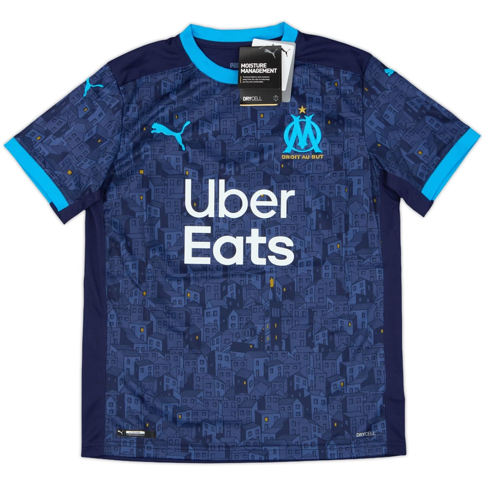 Camiseta de visitante del Olympique Marseille 2020-21 (Niños L)