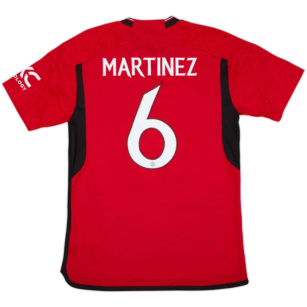 2023-24 Manchester United Home Shirt Martinez #6 (M)