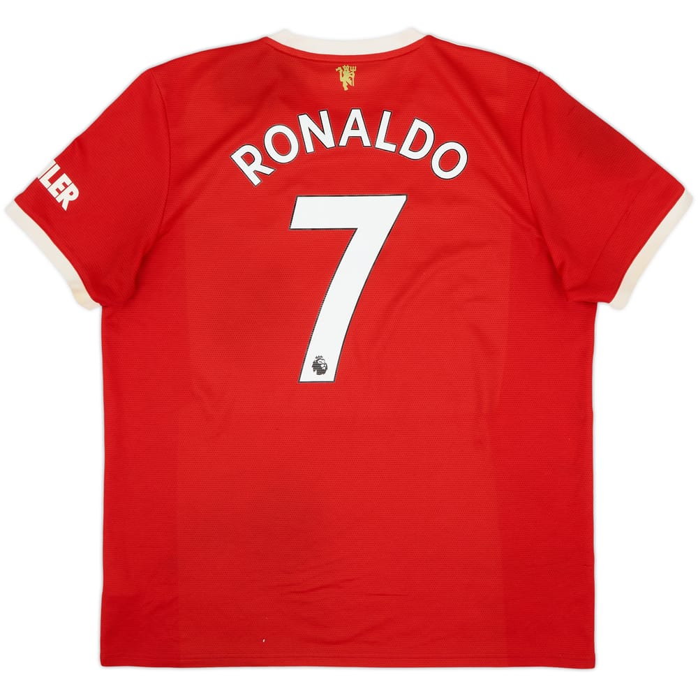 2021-22 Manchester United Home Shirt Ronaldo #7 - 8/10 - (XL)