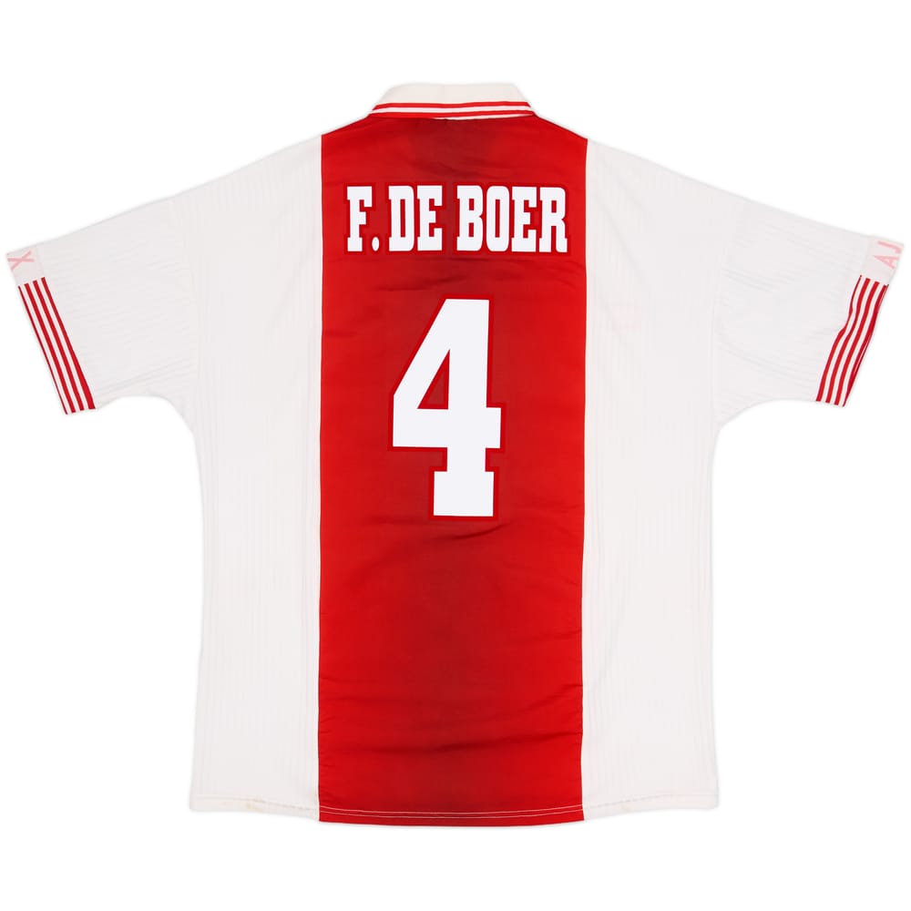 1997-98 Ajax Home Shirt F.De Boer #4 - 6/10 - (XL)
