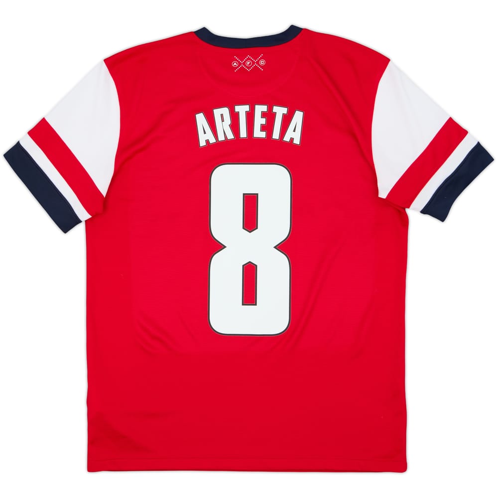 2012-14 Arsenal Home Shirt Arteta #8 - 6/10 - (M)