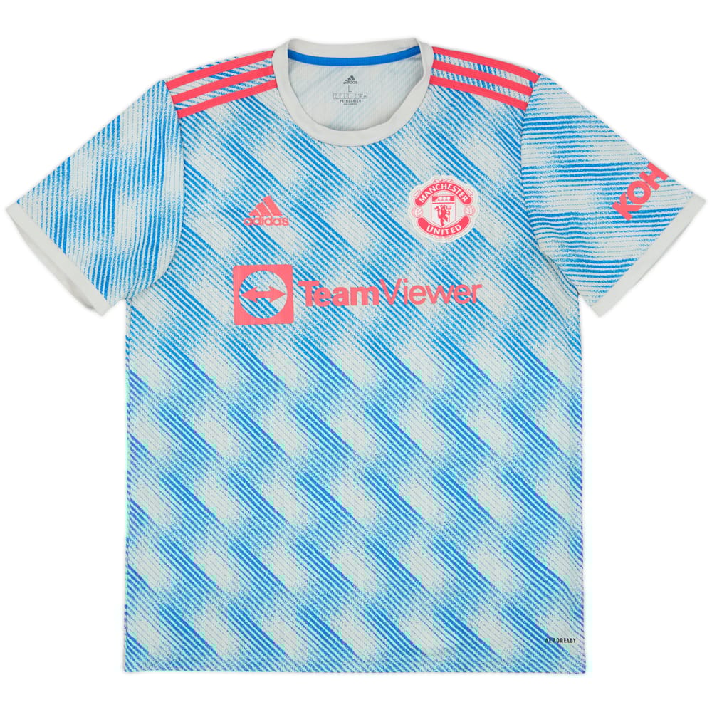 2021-22 Manchester United Away Shirt - 4/10 - (L)