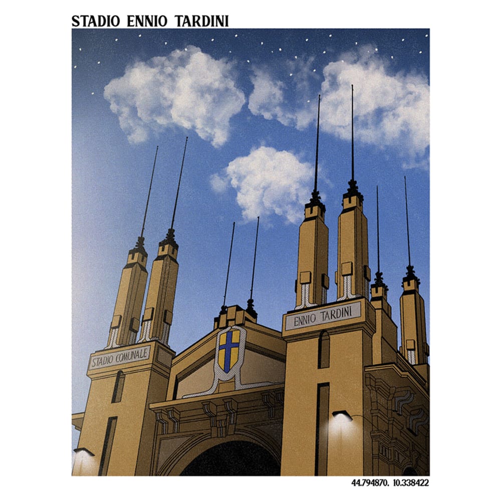 Stadio Ennio Tardini A3 Print/Poster