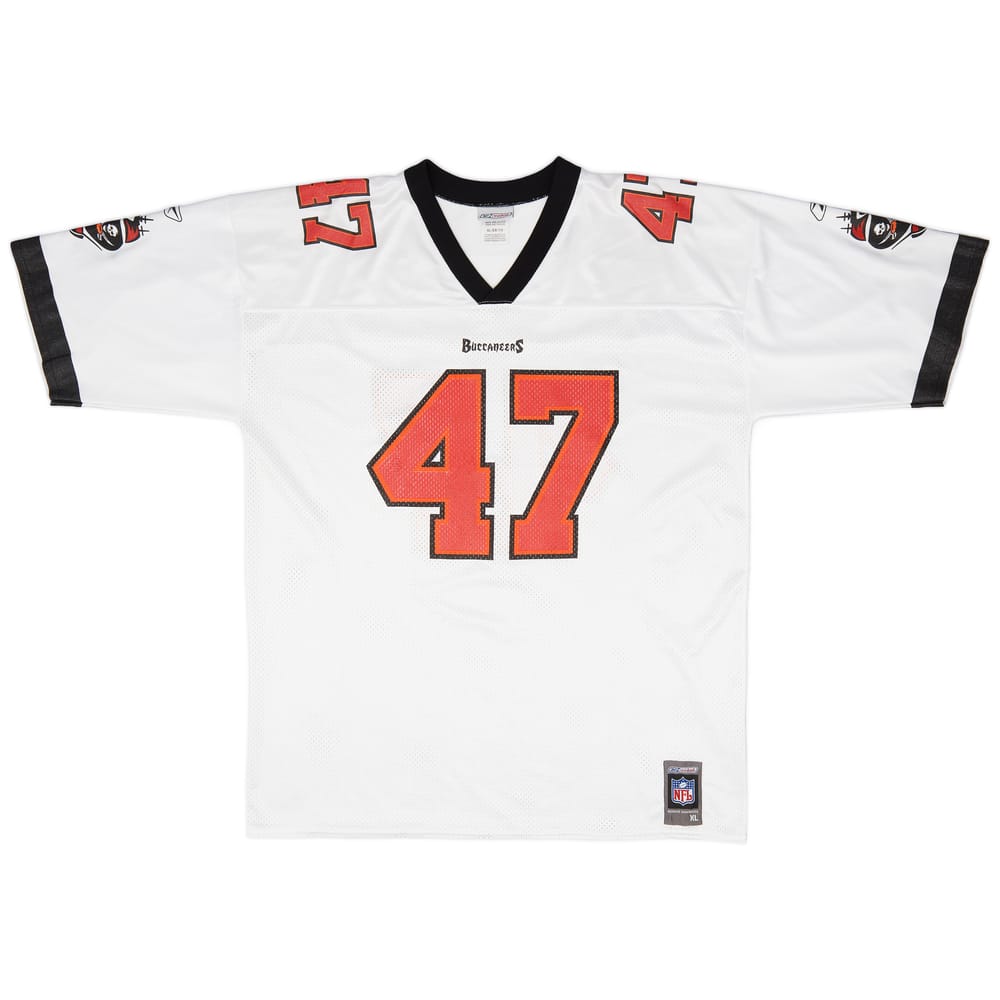 2001 Tampa Bay Buccaneers Lynch #47 Reebok Away Jersey (Very Good) XL