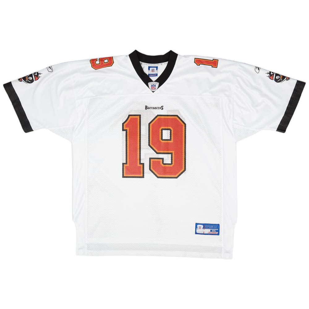 2002-03 Tampa Bay Buccaneers K. Johnson #19 Reebok On Field Away Jersey (Excellent) XXL