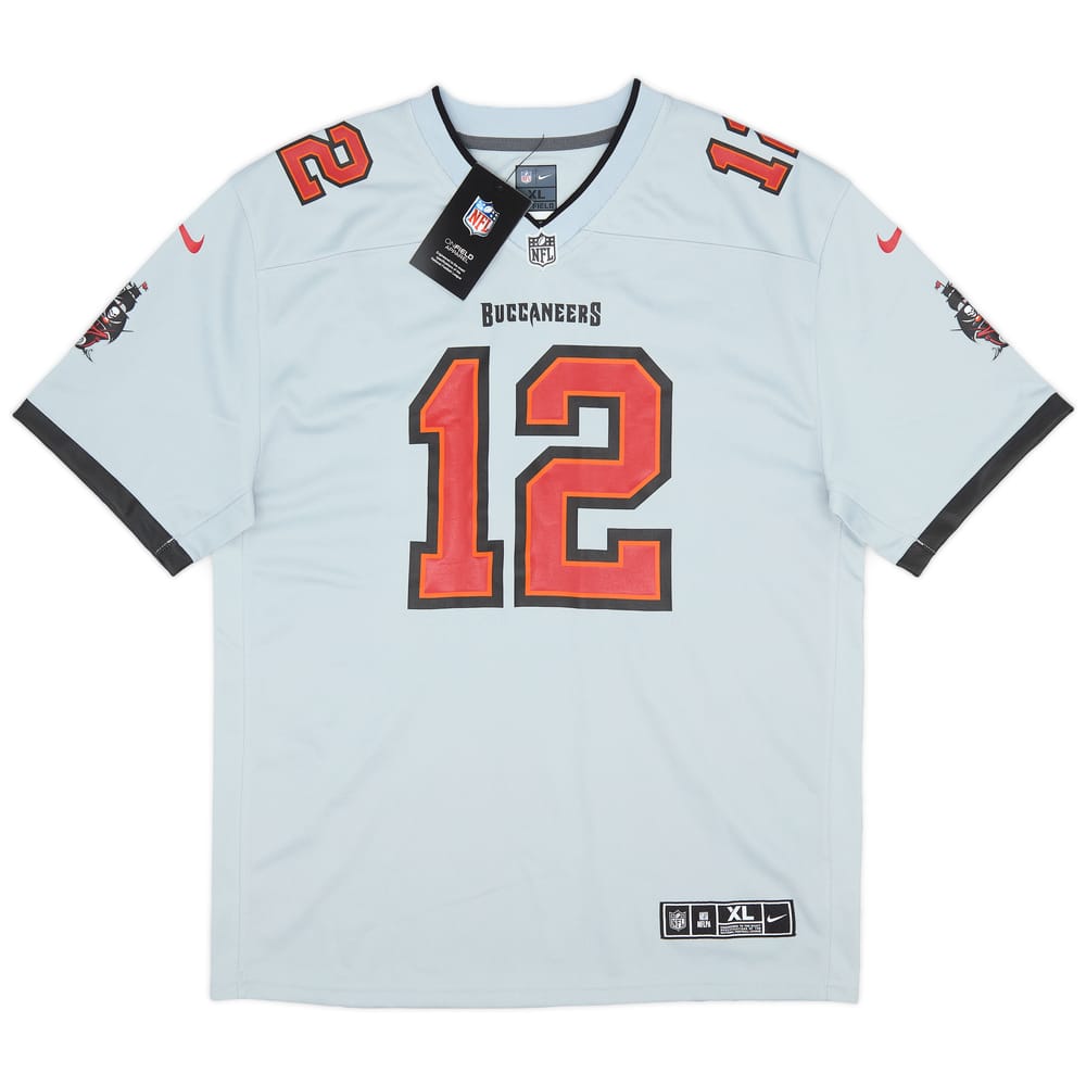 2022 Tampa Bay Buccaneers Brady #12 Nike Game Atmosphere Jersey (XL.Kids)