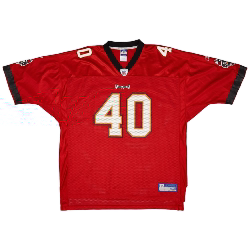 2002-04 Tampa Bay Buccaneers Alstott #40 Reebok On Field Home Jersey (Excellent) XXL