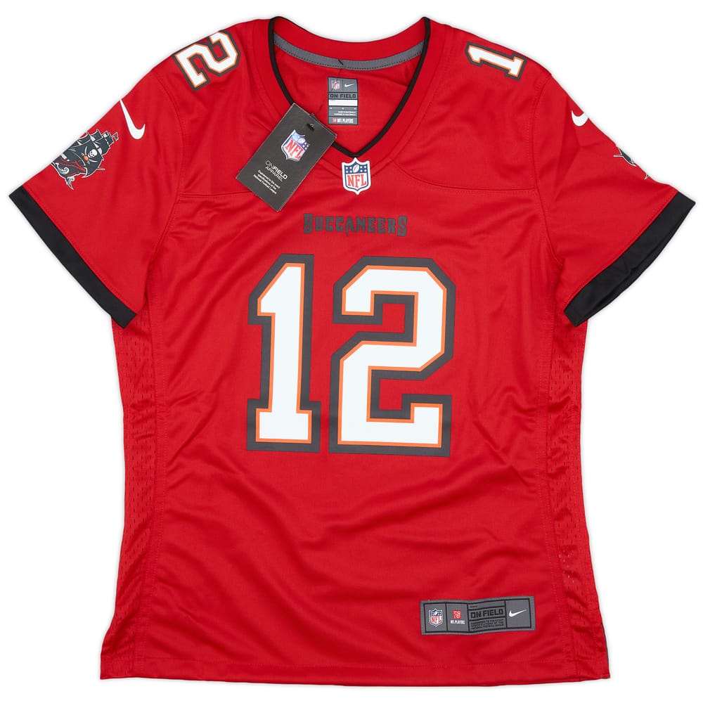 2020-22 Tampa Bay Buccaneers Brady #12 Nike Game Home Jersey (Womens) M