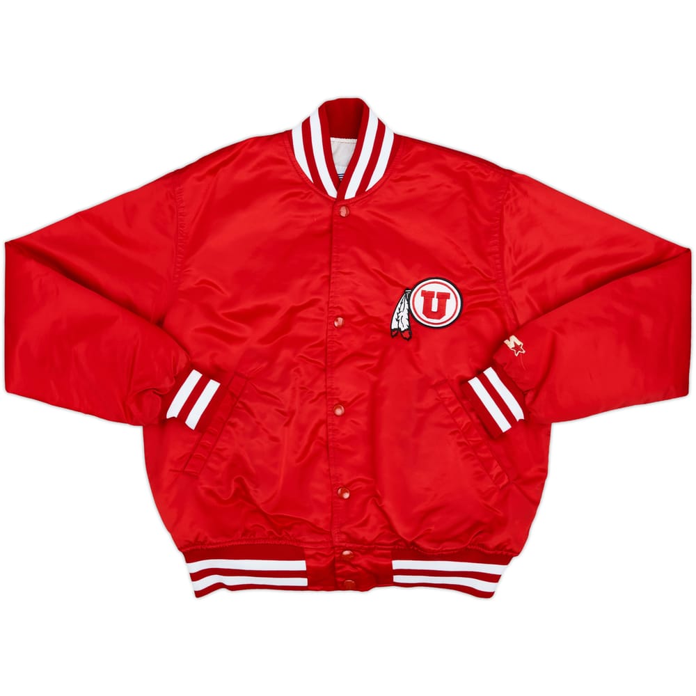 1980s Utah Utes Starter Satin Varsity Jacket - 8/10 - (M)