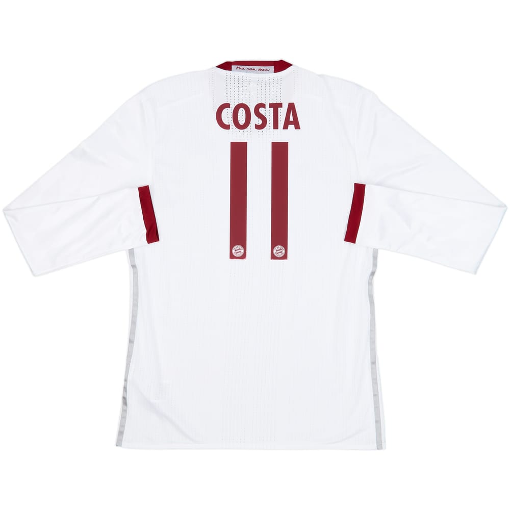 2016-17 Bayern Munich Player Issue Third L/S Shirt Costa #11 - 6/10 - (M/L)