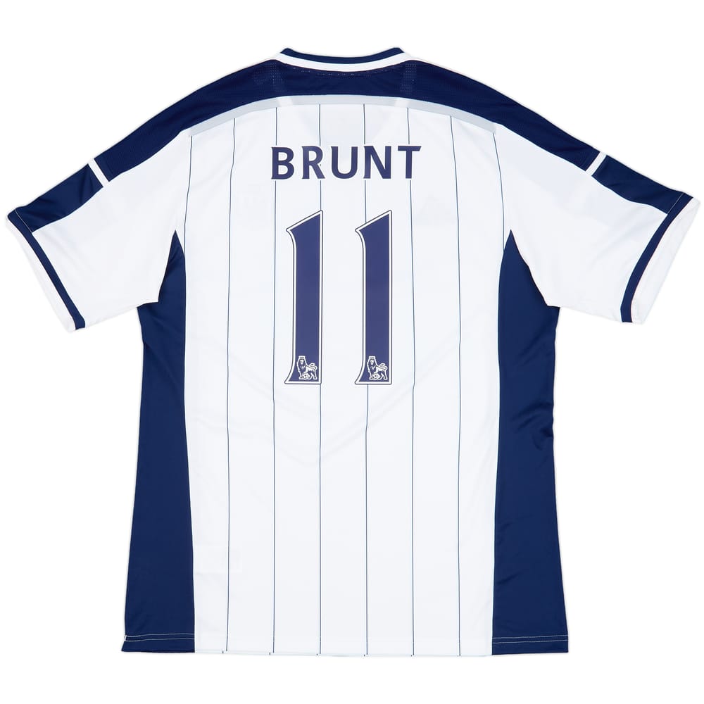2014-15 West Brom Home Shirt Brunt #11 - 9/10 - (XL)