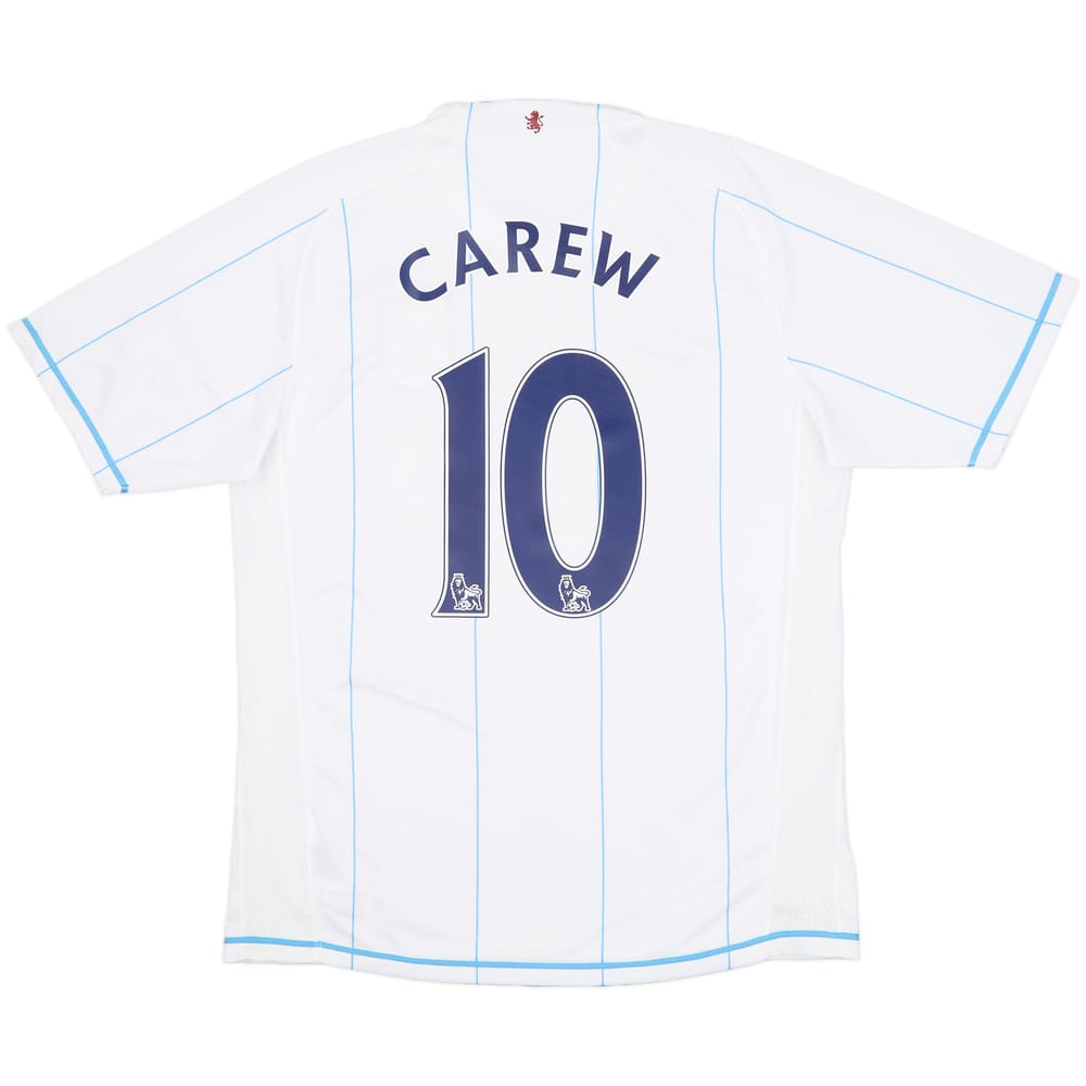 2007-08 Aston Villa Away Shirt Carew #10 - 6/10 - (M)