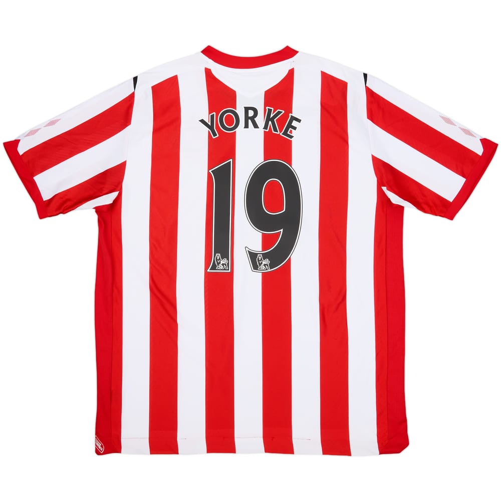 2008-09 Sunderland Home Shirt Yorke #19 - 8/10 - (XXL)