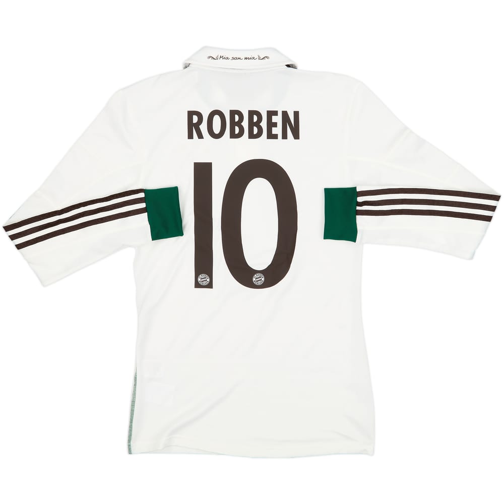 2013-14 Bayern Munich Player Issue Away L/S Shirt Robben #10 - 9/10 - (S)