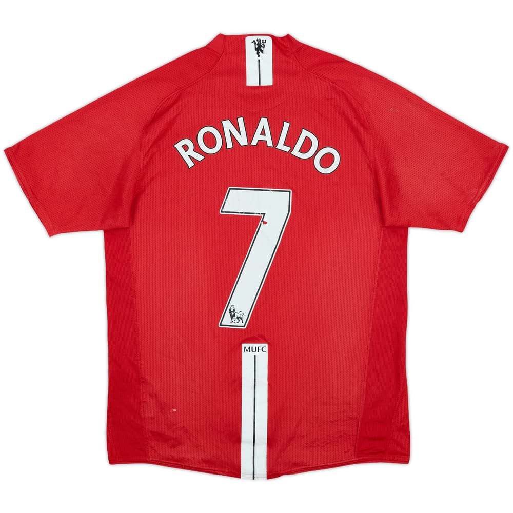 2007-09 Manchester United Home Shirt Ronaldo #7 - 5/10 - (S)