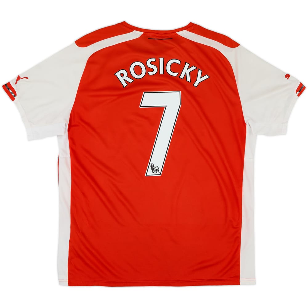 2014-15 Arsenal Home Shirt Rosicky #7 - 5/10 - (L)