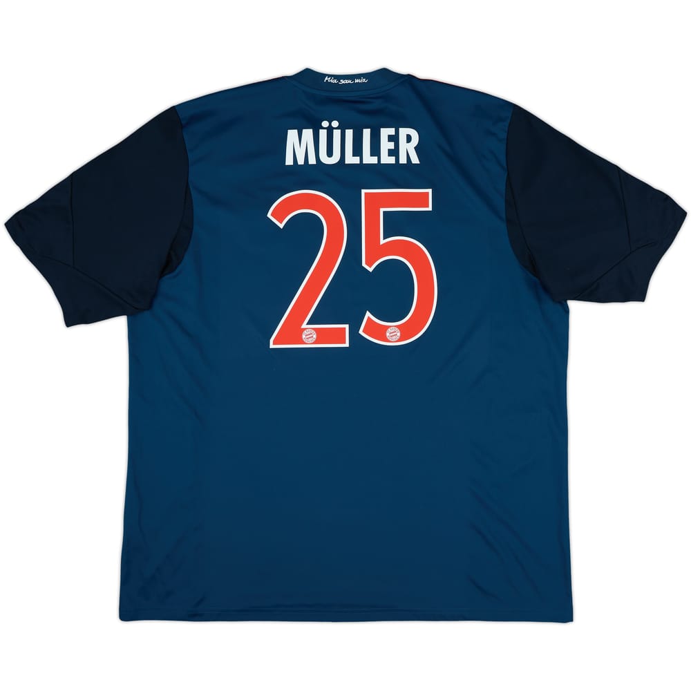 2013-14 Bayern Munich Third Shirt Muller #25 - 10/10 - (XXL)
